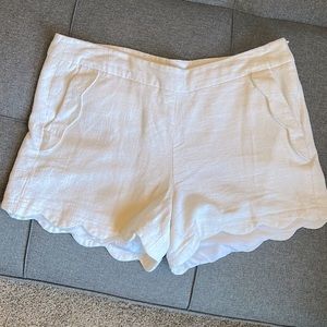 Cynthia Rowley White linen shorts